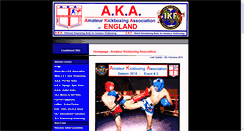 Desktop Screenshot of amateurkickboxingassociation.org